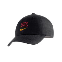 USC Trojans Nike Black Arch H86 Adjustable Hat
